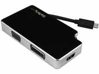 StarTech.com Audio Video Reiseadapter - 3in1 USB-C auf VGA, DVI oder HDMI - USB...