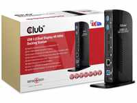 Club 3D CSV-1460 USB 3.0 Dual Display 4K 60Hz Docking Station Schwarz
