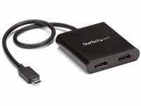StarTech.com USB-C auf Dual HDMI Adapter, USB Typ-C Multi-Monitor MST Hub, Dual...