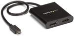 StarTech.com USB-C auf Dual HDMI Adapter, USB Typ-C Multi-Monitor MST Hub, Dual 4K