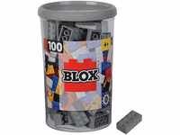 Simba 104114544 - Blox, 100 graue Bausteine für Kinder ab 3 Jahren, 8er...