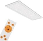 BRILONER - LED Deckenlampe flach mit Sternenhimmel, einstellbar von warmwei&szlig; bis