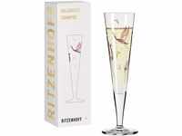 Ritzenhoff 1071015 Champagnerglas 200 ml – Serie Goldnacht Nr. 15 – Edles