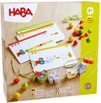 HABA F&auml;delspiel Bauernhof-Freunde &ndash; Kreatives Lernspiel & F&auml;delkette mit 21
