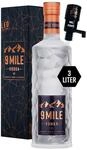 9 MILE Vodka 3l inkl. Flaschenpumpe & Geschenkverpackung &ndash; 37,5% Vol. Premium Vodka
