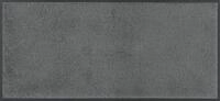 Wash+Dry Fu&szlig;matte Smokey Mount 35x75cm, innen und au&szlig;en, waschbar, grau