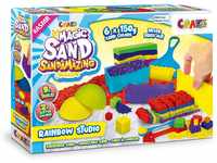 CRAZE MAGIC SAND Sandamazing Rainbow Studio | Magischer Sand Kreativ Set für...
