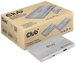 Club3D CSV-1580 Thunderbolt 4 portabler 5-in-1 Hub/Dock mit Smart Power