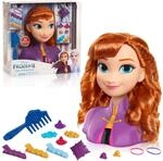 Disney Frozen 2 Anna Frisierkopf 20cm mit 14 Zubeh&ouml;rteilen f&uuml;r Styling-Spa&szlig;, ab 3