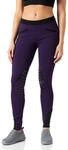 HKM 9228 Reitleggings Starlight, Silikonkniebesatz M&auml;dchen , Lila/Schwarz, 158/164