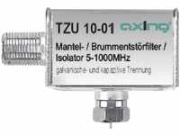 Axing TZU 10-01 Mantelstromfilter / Brumm-Entstör-Filter (5-1000 MHz) F-Anschlüsse