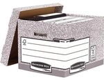 Bankers Box Archivbox mit Deckel, System Serie, extra stabil, f&uuml;r