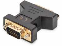 DIGITUS VGA Grafik Adapter, VGA zu DVI-I (24+5), Full HD 60 Hz, 1920 x 1200...
