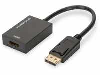 ASSMANN DisplayPort Grafik Adapter, DP zu HDMI Typ A, 4K Ultra HD 60Hz, 4096 x...