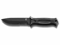 Gerber Messer mit Teilwellenschliff und Holster, Klingenlänge: 12,2 cm,...