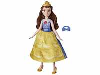 Disney Prinzessin Zauberkleid Belle, Modepuppe mit Wechselfunktion, Spielzeug...