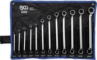 BGS Doppel-Ringschl&uuml;ssel-Satz - tief gekr&ouml;pft - SW 6-32 mm - 12-tlg.