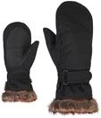 Ziener M&auml;dchen LED Ski-F&auml;ustling/Wintersport | warm atmungsaktiv, black-stru, 4