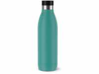Emsa N31110 Bludrop Color Trinkflasche | 0,7 Liter | 100 % dicht | Quick-Press