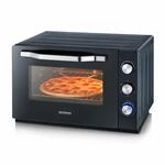 Severin XXL Back-Ofen mit Umluft, Pizzastein und Drehspie&szlig;, 60 L, 2200 W 