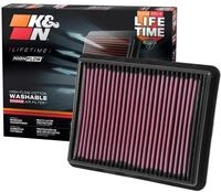K&N 33-3024 Motorluftfilter: Hochleistung, Pr&auml;mie, Abwaschbar, Ersatzfilter,Erh&ouml;hte