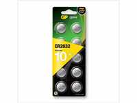 GP CR2032 3V Lithium Knopfzelle Batterie (10 Stück)