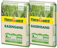 Floragard Rasen-Sand 2x15 kg f&uuml;r 20 m&sup2; &bull; Rasenpflege &bull; zum L&uuml;ften schwerer
