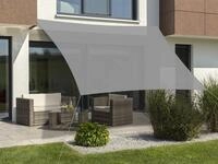 Schneider Sonnensegel Teneriffa, silbergrau, 500 x 500 cm quadratisch, 233-14,