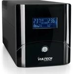 VulTech UPS1500VA-PRO Line Interactive Kontinuit&auml;tsgruppe mit LCD, Schwarz [Italien]