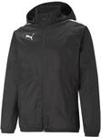 PUMA Herren Teamliga All Weather Jacket Sweater, Puma Black-puma Black, S EU