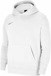 Nike Unisex Kinder Y Nk Flc Park20 Po Hoodie Sweatshirt, White/Wolf Grey, S