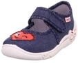 Superfit M&auml;dchen Belinda Hausschuh, BLAU/ROT 8030, 23 EU