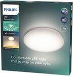 PHILIPS Moire Wand- und Deckenleuchte, 17W, warmwei&szlig;, warmwei&szlig;, wei&szlig;