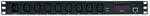 LogiLink Professional PDU8P01 Hochwertige IP "19" Steckdosenleiste 8-fach mit