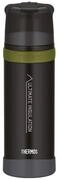 THERMOS MOUNTAIN BEVERAGE BOTTLE 0,75l, black, Thermosflasche Edelstahl mit