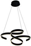 Trio Leuchten LED Pendelleuchte Francis 371310142, Metall Schwarz matt, inkl....