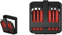 Wiha Bit Set slimBit f&uuml;r Elektriker (44366), rote Bits f&uuml;r speedE, 6 teilig in Box