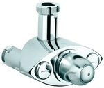 GROHE Grohtherm XL - Thermostat-Batterie (langlebige Oberfl&auml;che, Wandmontage,