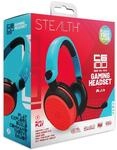 STEALTH C6-100 Rot & Blau Over Ear Gaming Headset PS4/PS5, Xbox, Switch, PC mit