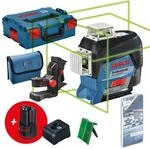 Bosch Professional 12V System Linienlaser GLL 3-80 CG (2x Akku 12 V, Ladeger&auml;t,