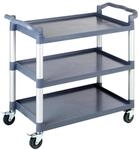 APS Servier-/Transportwagen Aluminiumrahmen, 3 B&ouml;den, Abstand je Boden 31 cm, 4