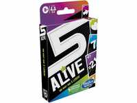 Hasbro Gaming Five Alive Kartenspiel, schnelles Spiel für Kinder und Familien,