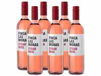 Finca las Moras Rosé Syrah - Trockener Roséwein aus Argentinien - Vegan (6 x...