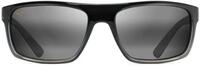MAUI JIM Unisex Sunglasses, Grey Byron Bay Black matt, L