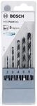 Bosch Professional 5-tlg. PointTeQ Sechskantbohrer-Set (f&uuml;r Metall, &Oslash;: 2-6 mm,