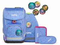 ergobag Unisex Kinder Prime School Backpack Set Rucksack, Bärzaubernd-Blau,