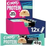 Proteinriegel | Corny Protein Crunchy Vanilla & White Choc | 30% Protein 
