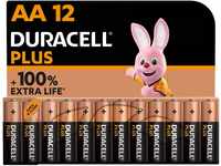 Duracell Plus Batterien AA, 12 Stück, langlebige Power, AA Batterie für...