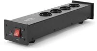Dynavox HiFi-Netzfilter X1000B, Mehrfach-Steckdosenleiste mit 4 gefilterten