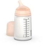 Suavinex, Anti-Kolik-Flasche Zero Zero, mit mittlerem Silikonsauger (M) f&uuml;r...
